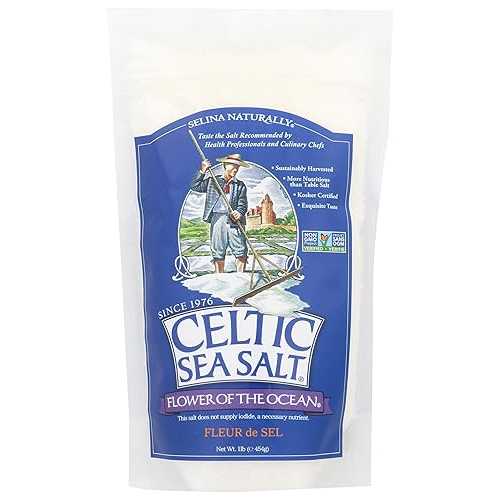ケルト海塩フラワーオブザオーシャンソルトバッグ、1ポンド Celtic Sea Salt Flower of The Ocean Salt..