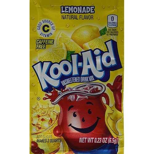 Glomarket㤨Kool-Aid Kool Aid Lemonade Unsweetened Soft Drink Mix 0.23 OZ (pack of 48פβǤʤ7,113ߤˤʤޤ