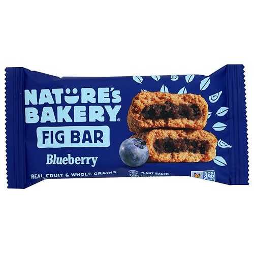 Nature's Bakery 全粒小麦イチジクバー ツインパック、ブルーベリー、2オンス (12個パック) Nature's B..