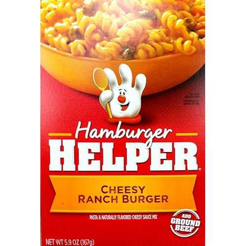 ベティ クロッカー CHEESY RANCH BURGER ハンバーガーヘルパー 5.9オンス (10パック) Betty Crocker CH..