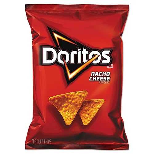 Frito Lay Doritos Nacho Cheese Tortilla Chips 1.75 oz Bag 64/Carton (LAY44375)(4)