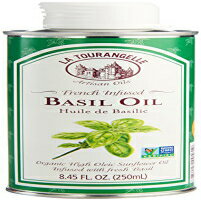 La Tourangelle、バジル注入ひまわり油、8.45Fl。オズ。 La Tourangelle, Basil Infused Sunflower Oil, 8.45 Fl. Oz.