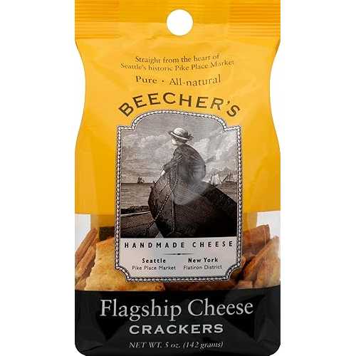 Beecher's フラッグシップ チーズ クラッカー、5 オンス Beecher's Flagship Cheese Crackers, 5 oz