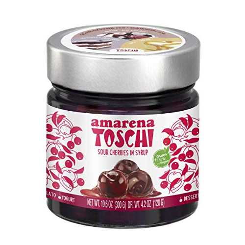 Toschi のアマレナ チェリー - 10.6 オンス (10.6 オンス) Amarena Cherries by Toschi - 10.6 ounce (..