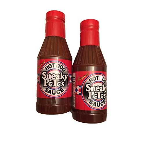 Sneaky Pete's Sneaky Petes Original World Famous Hot Dog Sauce - (2pk - 16 Oz. Each) - For Hot Dogs, Hamburgers, Chicken, and More