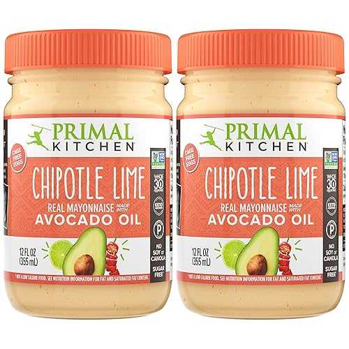 Primal Kitchen - Chipotle Lime Avocado Oil Mayo, Gluten and Dairy Free, Whole30 and Paleo Approv..