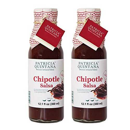 楽天Glomarketパトリシア・キンタナ メキシカンアーティザナルソース チポトレ、スモーキーフレーバー、トマトベース、スムーススタイルソース、中火、12.1液量オンス、2パック Patricia Quintana Mexican Artisanal Sauces Chipotle, Smokey Flavor, Tomato Base, Smooth