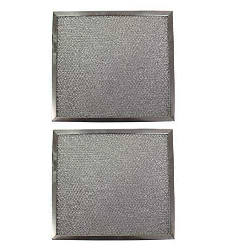 Nutone 21880-000、GC-7508、RCP1012-10-7/16 x 11-7/16 x 3/8 と互換性のある交換用アルミニウムフィ..