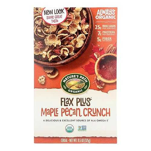 Nature's Path Organic Flax Plus Cereal, Maple Pecan Crunch, 11.5 oz (325 g) Nature's Path Organic Flax Plus Cereal, Maple Pecan Crunch, 11.5 oz (325 g)(4)