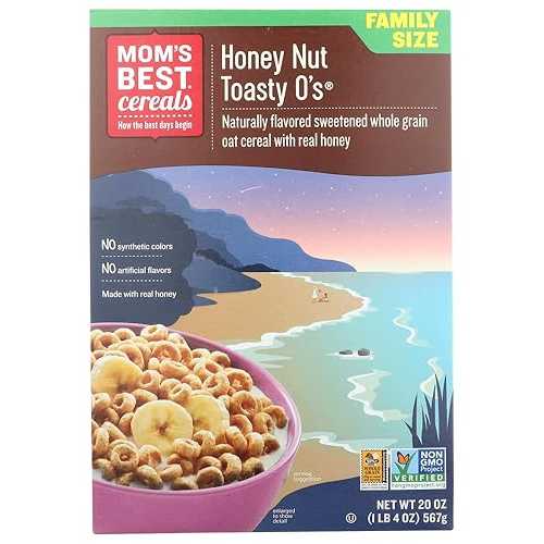 Mom's Best ナチュラル ハニー ナッツ トースティー O's、20 オンス Mom's Best Natural Honey Nut Toasty O's, 20 oz(4)