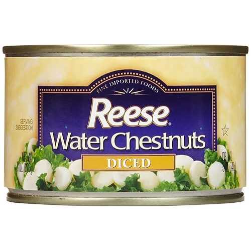 リース さいの目に切ったウォーターチェストナッツ - 8オンス Reese Diced Water Chestnuts - 8 Ounces