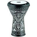 Meinl Doumbek 手彫りアルミニウムシェル付き - トルコ製 - 6インチ チューナブルシンセティックヘッド、2年保証、6インチ (HE-2018) Meinl Doumbek with Hand Engraved Aluminum Shell - MADE IN TURKEY - 6" Tunable Synthetic Head, 2-YEAR
