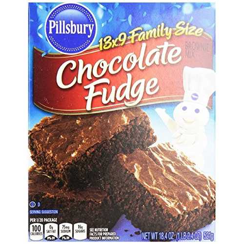ピルズベリー チョコレート ファッジ ブラウニー ミックス 18.4 オンス (3 個パック) ToysOpoly Pillsb..