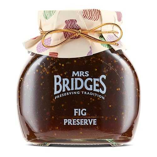 Mrs Bridges Fig Preserve, Made in Scotland, 12oz Jar (Pack of 1)