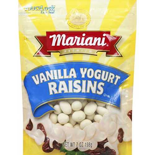 マリアーニ バニラ ヨーグルト レーズン 7オンス (1袋) Mariani Vanilla Yogurt Raisins 7oz. (1 Bag)