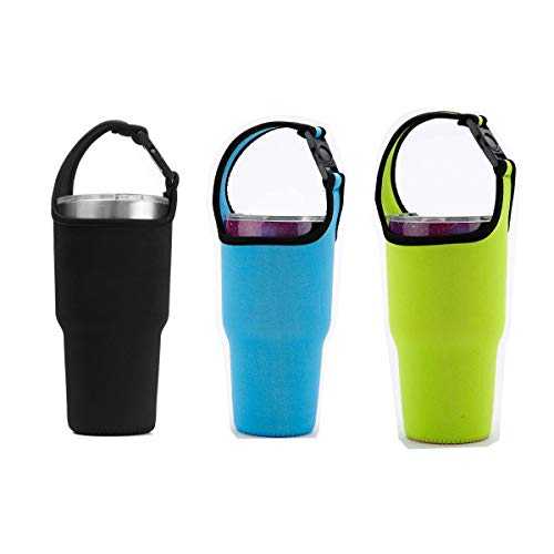 3 PackTumbler 30 オンス キャリア ホルダー ポーチ ショルダー ストラップ付き YETI、Rtic、Atlin、Oz..