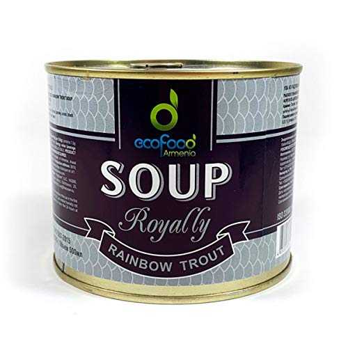 EcoFood ニジマス スープ、ウカ ロイヤルリー (2 個パック) 1.1 ポンド 530g RODEO FOOD Rainbow Trout..