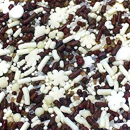 Cool Mom Sprinkles Mini Marshmallows for Hot Chocolate Bomb & Cocoa Toppings I Snowflake Sprinkl..