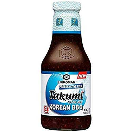 キッコーマン 匠てりやきソース、韓国風バーベキューソース、21オンス Kikkoman Takumi Teriyaki Sauce..
