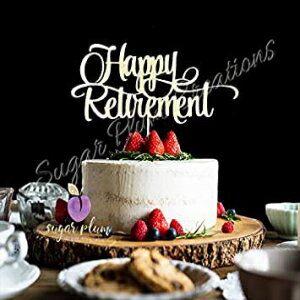 ハッピーリタイアメントケーキトッパー、新デザイン Happy Retirement Cake Topper, New Design