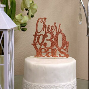 銅の詳細についてのすべて 30 年に乾杯! ケーキトッパー All About Details Copper Cheers to 30 Years! Cake Topper