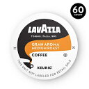 Lavazza Gran Aroma VOT[uR[q[ K JbvAL[O u[pA~fBA GXvb\ [XgA10 JEg {bNX (6 pbN) Lavazza Gran Aroma Single-Serve Coffee K-Cups for Keurig Brewer, Medium Espresso Roas