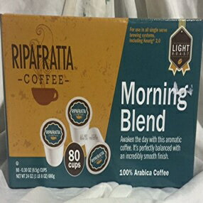 ѥեå ⡼˥󥰥֥ɥҡ 󥰥륵 80 Ripafratta Morning Blend Coffee Single Serve 80 Count