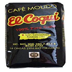 プエルトリコ カフェ エル コキ グラウンド コーヒー バッグ 14 オンス バッグ Puerto Rico Cafe El Coqui Ground Coffee Bag 14 Ounce Bag