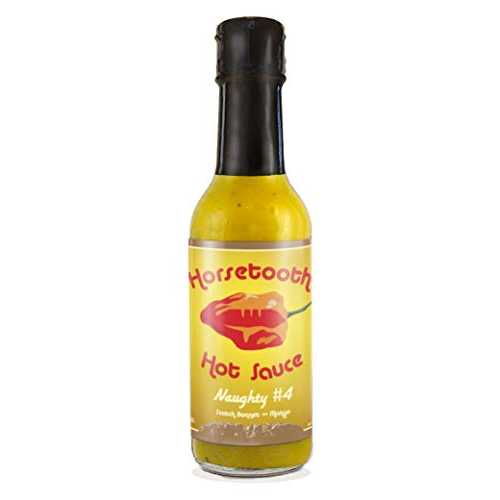 ホーストゥース ホットソース、ノーティ #4 ホットソース、5 液量オンス Horsetooth Hot Sauce, Naughty #4 Hot Sauce, 5 Fl Oz