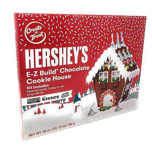 Hershey's EZ Build チョコレート クッキー ハウス キット Create-A-Treat Hershey's E-Z Build Chocolate Cookie House Kit