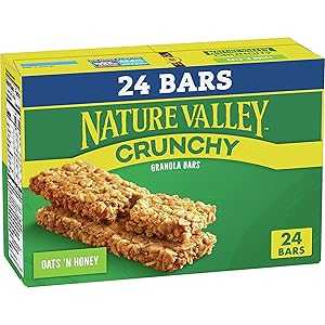 Nature Valley Crunchy Granola Bars, Oats 'n Honey, 24 Bars, 17.88 OZ (...