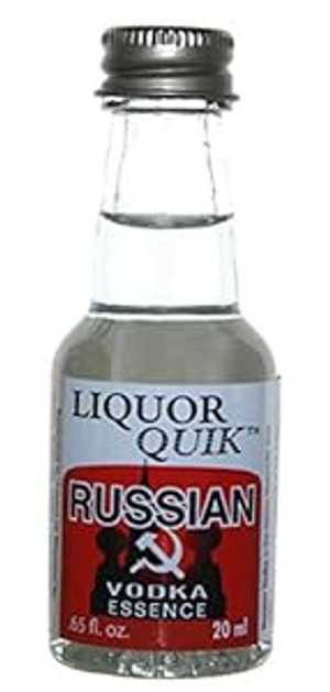 Liquor Quik ナチュラル ウォッカ エッセンス、20 mL (ロシア ウォッカ) Liquor Quik Natural Vodka Essence, 20 mL (Russian Vodka)