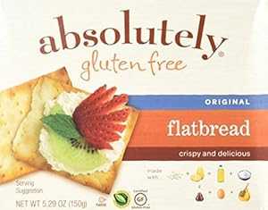 完全グルテンフリー オリジナルフラットブレッド、5.29オンス (6パック) Absolutely Gluten Free Original Flatbread, 5.29-Ounce (6 Pack)