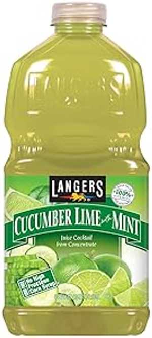 Langers Juice Cocktail, Cucumber Lime With Mint, 64 fl. oz. (Pack Of 8)