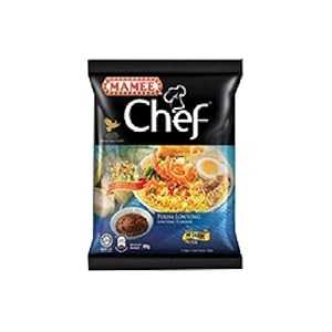 マミーシェフ 即席麺 89g (ロントン味 4袋入) Mamee Chef Instant Noodles 89g (Lontong Flavour, 4 Packs)
