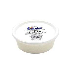Trucolor Natural Color Special Sanding Sugar (Medium Crystals) - 8 Ounce Clear