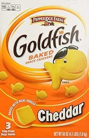 ペパリッジファーム ベイクド金魚クラッカー - 66オンス (4.1ポンド) Pepperidge Farm Baked Goldfish Crackers - 66oz (4.1 lbs)
