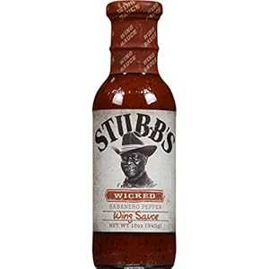 Stubb's Wicked Habanero Pepper Wing Sauce, 12 oz