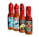 Wicked Tickle Hot Sauce Gift Set Ghost Pepper Sauce Scorpion Wax Sealed Hottest ...