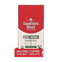 Seattle's Best Coffee 6th Avenue Bistro Fair Trade Organic Dark Roast Ground Coffee、12 オンス、6 個パック Seattle's Best Coffee 6th Avenue Bistro Fair Trade Organic Dark Roast Ground Coffee, 12 Oz, Pack of 6