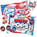 Needzo Patriotic Candy Lollipops Individually Wrapped, Shareable Red White and B...