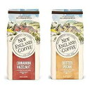 挽いたコーヒー、ニューイングランドシナモンヘーゼルナッツとバターピーカン風味のバンドル、フレッシュミディアムロースト(各11オンス) KMWA Ground Coffee, Bundled New England Cinnamon Hazelnut and Butter Pecan Flavor, Fresh Medium Roast (11