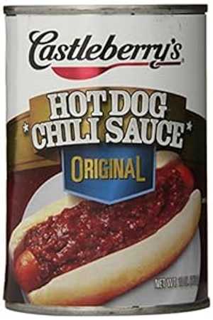 Castleberry's ホットドッグ チリソース、10 オンス (24 個パック) Castleberry's Hot Dog Chili Sauce..