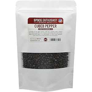 スパイス愛好家 Cubeb ペッパーベリー - 4 オンス Spice Enthusiast Cubeb Pepper Berries - 4 oz