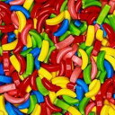 Global Gumball Bananas Runts Candy - 1200 psc 1.7 lb Hard Candy Bulk Gumball Mac...