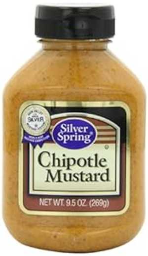シルバー スプリングス マスタード、チポトレ、9.5 オンス スクイーズ ボトル (9 個パック) Silver Springs Mustard, Chipotle, 9.5-Ounce Squeeze Bottles (Pack of 9)