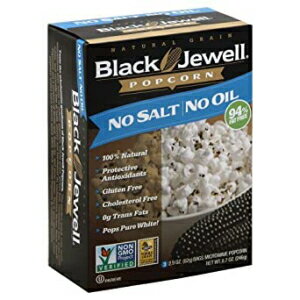Black Jewell ポップコーン マイクロ SLT/オイルなし 3CT 8.7 オンス (6 個パック) Black Jewell Popcorn Micro No Slt/Oil 3Ct 8.7 Oz..