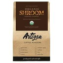 Artizan Coffee Roasters USDA Certified Organic Mushroom Coffee Fusion - Lion's Mane & Chaga (12 oz)