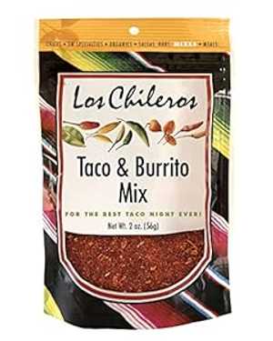 ロス・チレロス タコスとブリトーのミックス、2オンス Los Chileros Taco and Burrito Mix, 2 Ounce