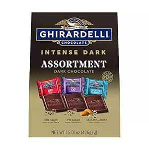 ギラデリ チョコレート インテンス ダーク チョコレート バラエティ、15 オンス Ghirardelli Chocolate Intense Dark Chocolate Variety, 15 ozのサムネイル